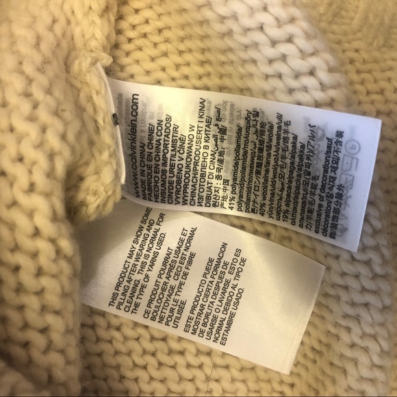 Calvin Klein Wool Alpaca Sweater XS or XL NEW - Picture 5 of 5